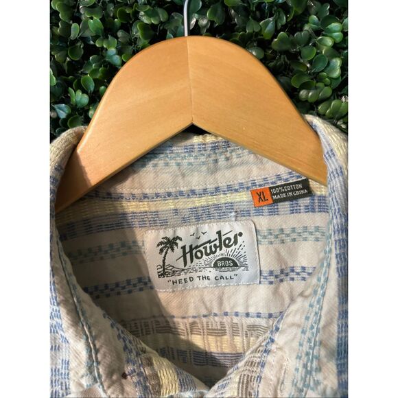 Howler Bros San Gabriel 100% Cotton Patterned Button Up Sz XL - Picture 2 of 4
